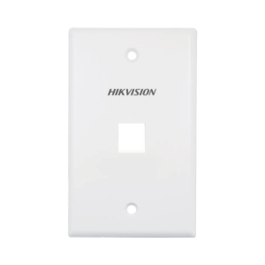 Placa de Pared (Face Plate) / 1 Puerto / Color Blanco / Caja con 20 Piezas / ABS