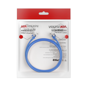 Cable de Parcheo (Patch Cord) / UTP / Cat. 6 (24 AWG) / 1 Metro / Color Azul / Ideal para PoE+ / Interior