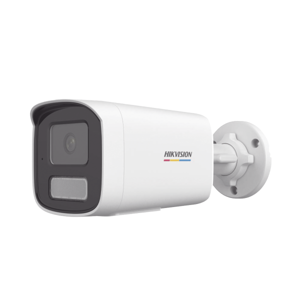 [Dual Light + ColorVu] Bala IP 2 Megapixel / Lente 4 mm / 50 mts IR + 50 mts Luz Blanca / Micrófono Integrado / ACUSENSE Lite / Exterior IP67 / WDR 120 dB / PoE / Micro SD / ONVIF
