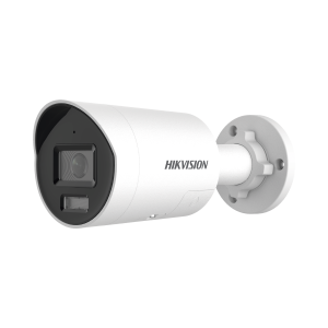 [Dual Light + ColorVu 3.0 + HikAI] Bala IP 8 Megapixel / Lente 2.8 mm / 40 mts IR + Luz Blanca / 2 Microfonos Integrados / Exterior IP67 / Estrobo Azul y Rojo /  WDR 130 dB / ACUSENSE 3.0 / Metal / NEMA 4X / ACUSEARCH
