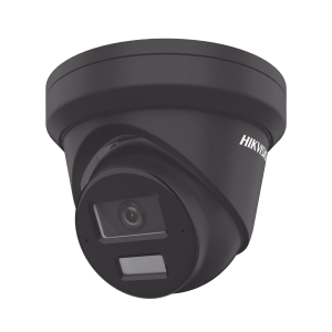 [Dual Light + 2 Micrófonos Integrados] Turret IP 4 Megapixel / Color Negro / Lente 2.8 mm / 30 mts Luz Blanca + 30 mts IR / ACUSENSE / Exterior IP67 / WDR 120 dB / PoE / ONVIF / Micro SD / Metal / ACUSEARCH