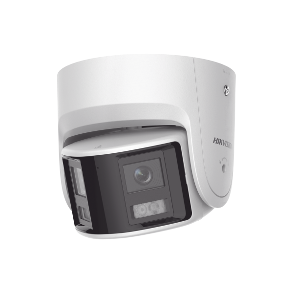 [ PROTECCIÓN ACTIVA ] Turret IP Panorámica 4 Megapíxel / 2 Lentes 2.8 mm (180¬∞) / Imagen a Color 24/7 (ColorVu) / PoE / WDR 130¬∞ / IP67 / ACUSENSE / Luz Estroboscópica y Alarma Audible / 30 mts Luz Blanca / Micro SD