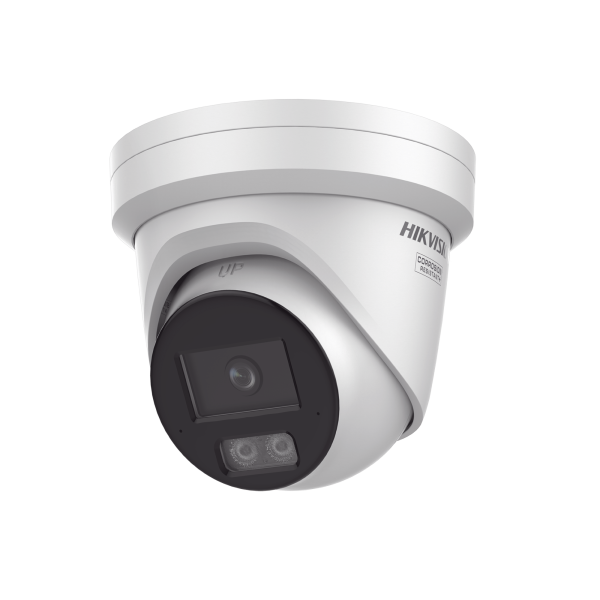 Turret IP 4 Megapixel / Imagen a color 24/7 / Lente 4 mm / Luz Blanca 40 mts / Exterior IP67 / Micrófono Integrado / WDR 120 dB / Audio y Alarma / Onvif / MicroSD