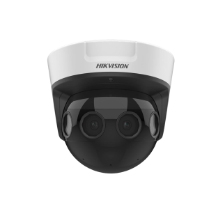 PanoVu Series / Vista Panorámica 180¬∞ / 16 Megapixel en Total / 4 Lentes 2.8 mm (4 Lentes 4 Megapixel) / 20 mts IR / Exterior IP67 / IK10 / 12 Vcc / PoE+ / Micro SD
