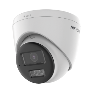 [Audio Bidireccional + Dual Light + ColorVu] Turret TURBOHD 4K (8 Megapixel) / Lente 2.8 mm / 40 mts IR EXIR + 40 mts Luz Blanca / Micrófono y Bocina Integrado / Exterior IP67 / dWDR