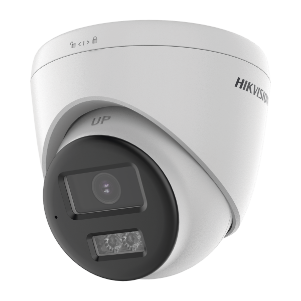 [Audio Bidireccional + Sirena & Estrobo + Dual Light + ColorVu] Turret TURBOHD 4K (8 Megapixel)  / Lente 2.8 mm / 40 mts IR EXIR + 40 mts Luz Blanca / Sirena / Micrófono y Bocina Integrado / Exterior IP67 / dWDR