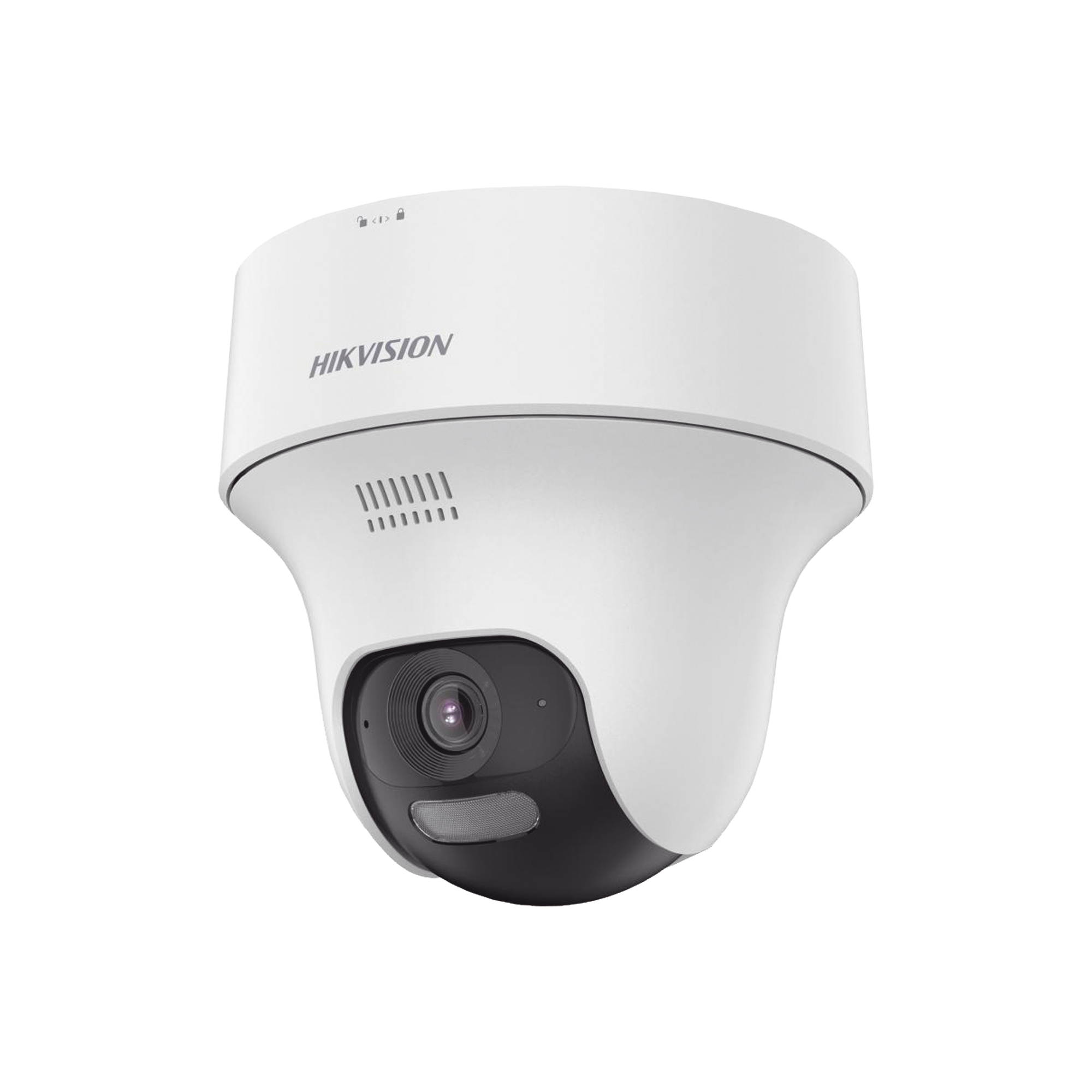 Turret PT  IP 2 Megapixel / Lente 2.8 mm / Dual Light (20 mts IR + 15 mts Luz Blanca) / Wi-Fi / IP54 / dWDR  / H.265 / Audio Bidireccional (Micrófono y Bocina) / Micro SD