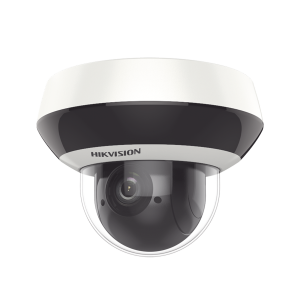 Mini Domo PTZ IP 4 Megapixel / 4X Zoom / H.265+ / 20 mts IR EXIR / WDR / PoE / IK10 /Exterior IP66 / DarkFighter / Micrófono Integrado / Micro SD