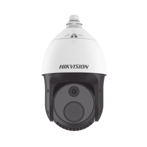 PTZ IP Dual / Lente Térmico 7 mm (384 X 288) / Lente óptico 32X (4 Megapixel) / 100 mts IR / WDR 120 dB / Exterior IP66 / MicroSD