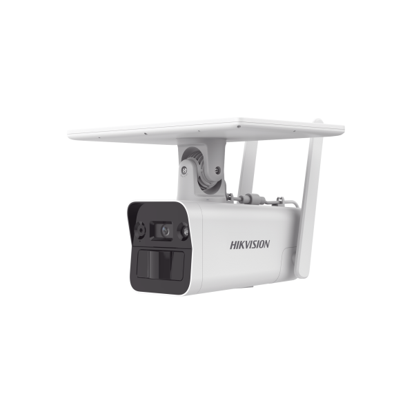 Kit Solar IP All in One / Doble Detección (Radar + PIR) / Bala IP 4 Megapixel / Lente 4 mm / Panel Solar / Batería de Respaldo de Litio 10Ah (Hasta 11 Días) / Conexión 4G / Audio de Dos Vías / Accesorios de Inst. / Direc