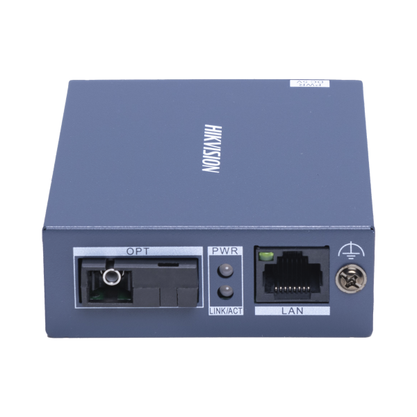 Convertidor Fibra Óptica Monomodo (RX) / 1 Puerto SFP (SC) 100 Mbps / 1 Puerto RJ45 10/100 Mbps / HASTA 20 KM / Plug and Play