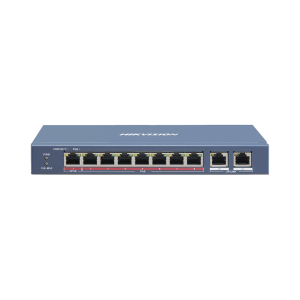Switch PoE+ / No Administrable / 6 Puertos 10/100 Mbps 802.3 af/at (30 W) / 1 Puerto 10/100 Mbps Hi-PoE (90 W)  / 2 Puertos 1000 Mbps Uplink / Modo Extendido hasta 300 Metros / 110 Watts