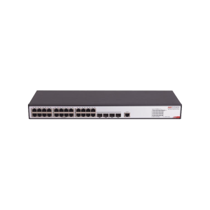 Switch Gigabit PoE+ / Administrable / 24 Puertos SFP GE  / 4 Puertos SFP 10G  / Soporta IGMP