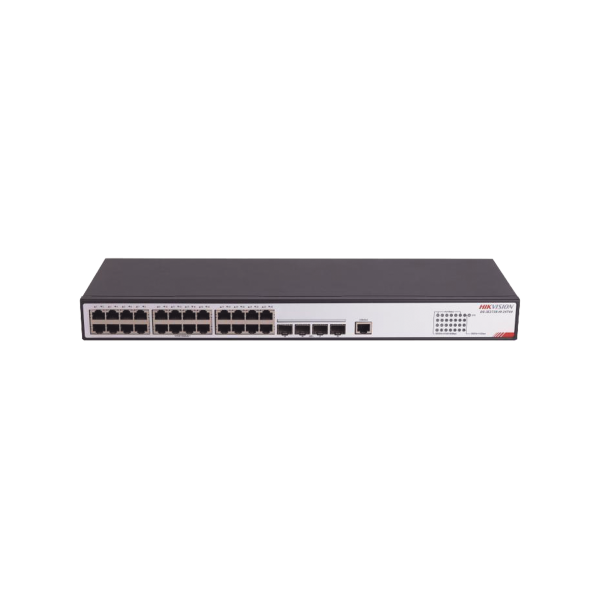 Switch Gigabit PoE+ / Administrable / 24 Puertos SFP GE  / 4 Puertos SFP 10G  / Soporta IGMP