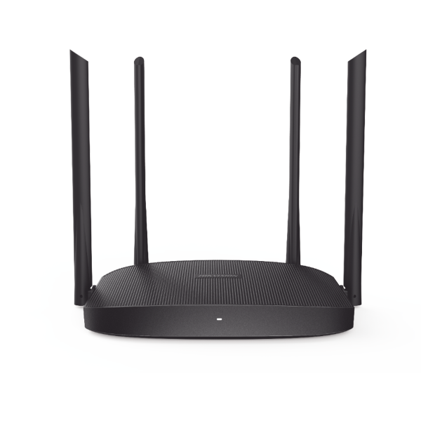 Router Inalámbrico WISP Gigabit / Hasta 1200 Mbps / Doble Banda AC (2.4 GHz y 5 GHz) / 3 Puertos LAN 10/100/1000 Mbps + 1 Puerto WAN 10/100/1000 Mbps /  4 Antenas Externas Omnidireccional de 5 dBi / Interior