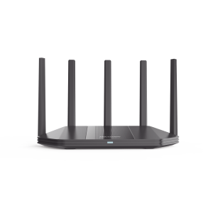 Router Inalámbrico / Wifi 6 / Hasta 1800 Mbps / Doble Banda AC (2.4 GHz y 5 GHz) / 4 Puertos 1000 Mbps /  4 Antenas Omnidireccional / Interior / Beamforming Optimizado
