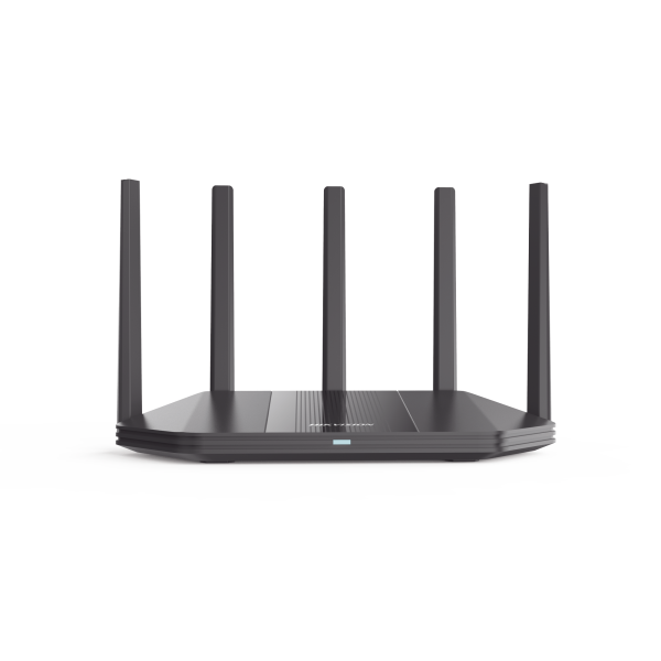 Router Inalámbrico / Wifi 6 / Hasta 3000 Mbps / Doble Banda AC (2.4 GHz y 5 GHz) / 4 Puertos 1000 Mbps /  4 Antenas Omnidireccional / Interior / Beamforming Optimizado