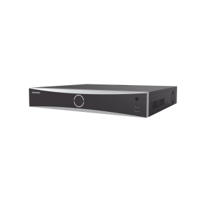 NVR 32 Megapíxel (8K) / 16 Canales IP / 16 Puertos PoE+ / ACUSENSE / ANPR / Conteo de Personas / Reconocimiento Facial  / 4 Bahías de Disco Duro / Soporta POS / Alarmas I/O