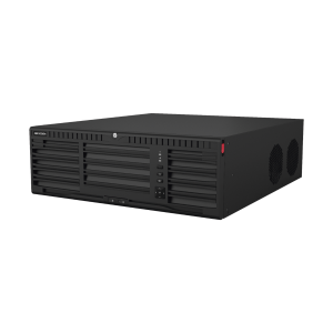 [Doble Poder de Decodificación] NVR 32 Megapixel (8K) / 32 Canales IP / AcuSense / ANPR / Conteo de Personas / Heat Map / 16 Bahías de Disco Duro / Soporta RAID con Hot Swap / 2 HDMI en 8K / Soporta POS / Alarmas I/O / Smart Search