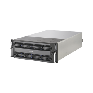 Servidor de Almacenamiento en Red /  Soporta 24 Discos Duros (No incluye Discos Duros) / RAID / Graba 600 canales IP / Doble procesador