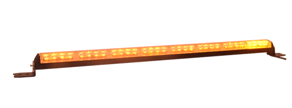 Barra de Luz de Advertencia con 8 Módulos Ámbar, ideal para el direccionamiento de tráfico