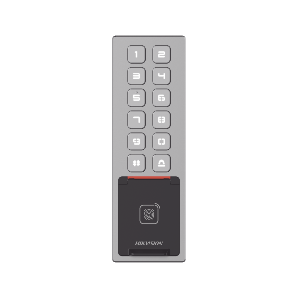 Teclado Exterior WiFi Antivandálico IP65 & IK08 / Administrable en la Nube / Alta y Baja de Passwords Remotamente con Horarios / Acceso por PIN, Tarjeta MIFARE, Huella y Tarjeta Virtual Bluetooth
