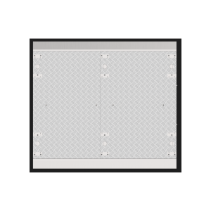 Base PRINCIPAL para Torniquetes de la Serie DS-K3B631 / 1 Carril de 65 cms