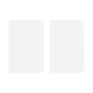 Kit de Repuesto (2 Piezas) de Aletas de Acrílico para Formar Carriles de 110 cms en Torniquetes Series DS-K3B631TX