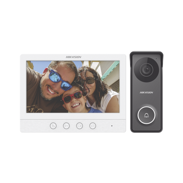 Kit de Videoportero TurboHD con Pantalla LCD a Color de 7" / Frente de Calle para Exterior de Metal / 720p (1 Megapíxel )117¬∞ de Visión (Gran Angular)