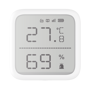 (AX PRO) Detector de Temperatura y Detector de Humedad Inalámbrico / 2.7" de Tamaño / Uso en Interior / Rango de Detección desde  -35¬∞C hasta 99¬∞C