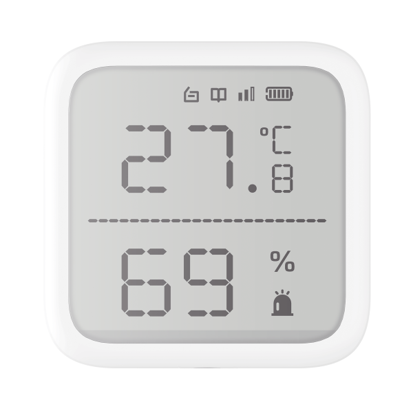 (AX PRO) Detector de Temperatura y Detector de Humedad Inalámbrico / 2.7" de Tamaño / Uso en Interior / Rango de Detección desde  -35¬∞C hasta 99¬∞C