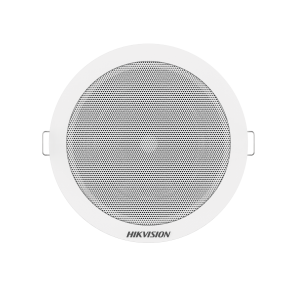Altavoz Montaje en Plafón / 6 Watts / 100 V / Rejilla de Metal / Color Blanco / Uso Interior