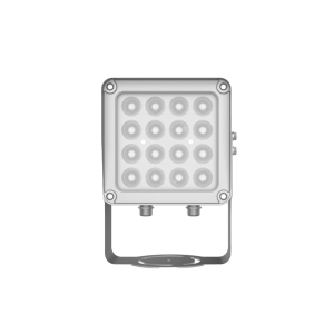 Lampara IR de Luz Continua / 16 Lámparas LED / Distancia Efectiva 16 a 25 metros / Cobertura 40¬∞ / Exterior IP66