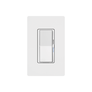 (Caseta Wireless) DIVA Atenuador de pared. Aumenta/Disminuye Intensidad de Iluminación.  No requiere cable neutro. 150W LED / 600W INC/HAL