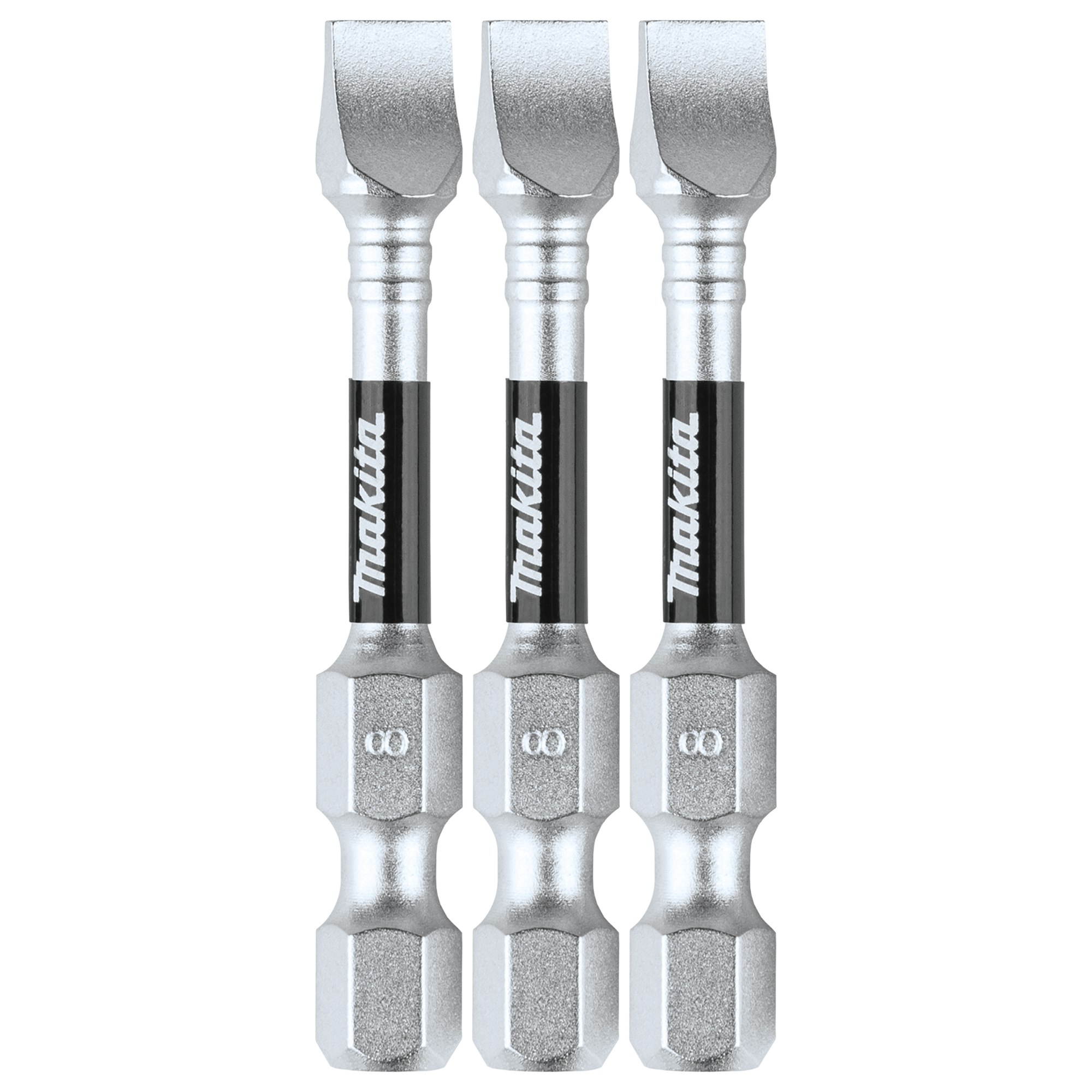 Punta plana SL IMPACT-XPS de 8 X2 blister con 3 piezas