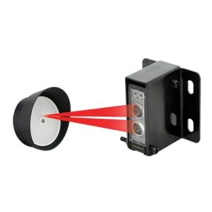 Sensor de Haz Fotoeléctrico Reflectante ‚Äì Cumple con ETL UL325,  con alcance dehasta 14 metros.