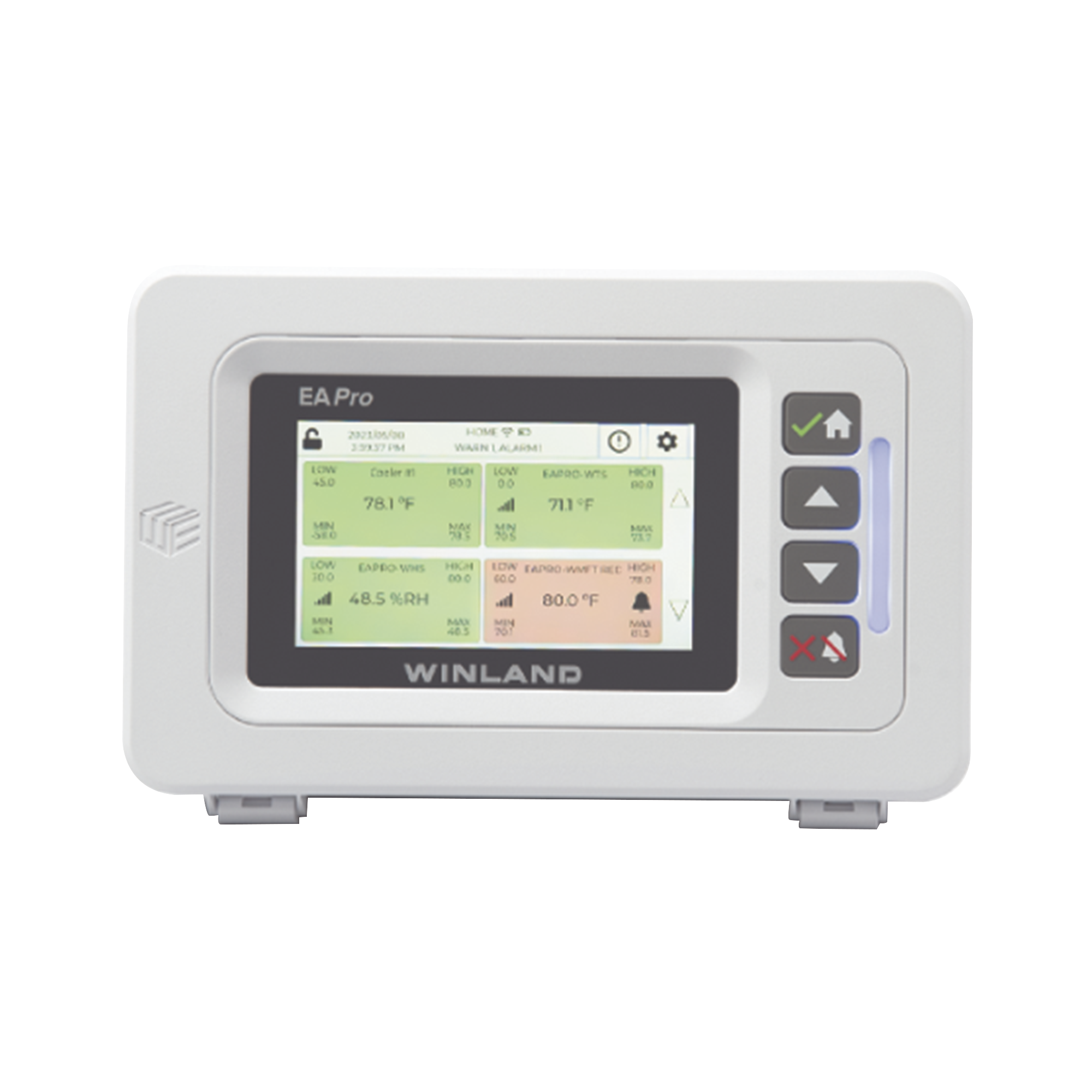 Monitor IP de temperatura de 34 zonas para condiciones críticas y extremas, soporta 4 cableadas y 30 inalámbricas.
