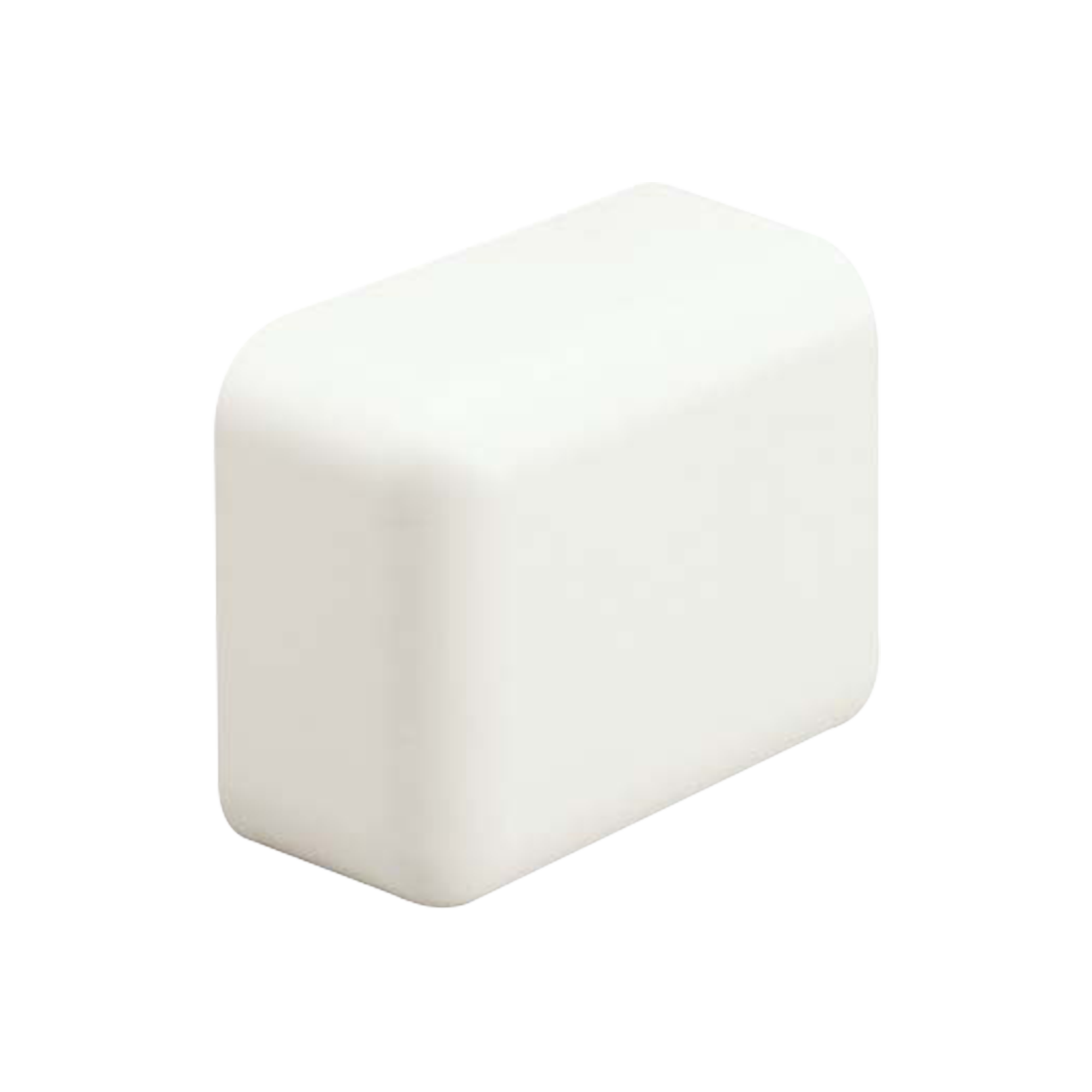 Tapa Final, para uso con canaleta LD10, material ABS, Color Blanco Mate