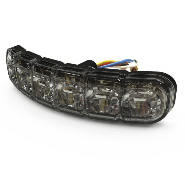 Luz perimetral , 12 LEDs Ultra Brillantes, Dual Color Rojo / Claro
