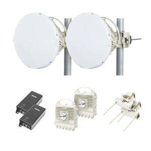 Enlace a la velocidad de la fibra, Banda Libre en México, Sin Interferencia, 10 Gbps simétricos Full Duplex, 1.2 km, mínima latencia