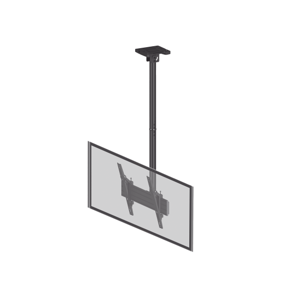 Montaje de Techo para Pantallas de  32"- 75I"| VESA 100 X 100 HASTA 400 X 400| Capacidad Máxima de Carga 50Kg