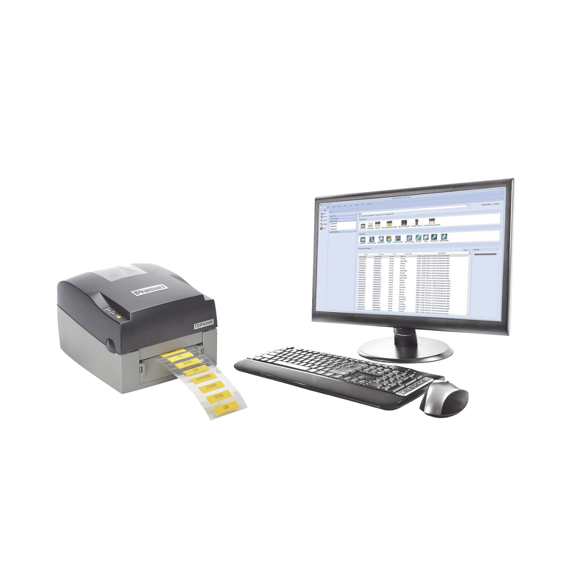 Software para Diseño de Etiquetas de Identificación Easy-Mark™, Presentación en Memoria USB