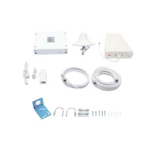 Kit Amplificador de Señal Celular 5G, 4G, 3G, VoLTE y Voz convencional. Funciona con Todos los Operadores. Soporta Múltiples Dispositivos y Tecnologías. Hasta 900 m¬≤ de Cobertura