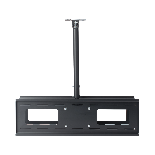 Montaje de Techo Universal Doble para Monitores de 32 a 65" / Soporta hasta 60 kg x pantalla  / Vesa 600 x 400/  Acero / Montaje Telescopico de 50 cm hasta 90 cm