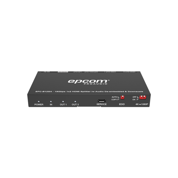 Splitter HDMI 1x2 |¬†4K@60Hz | Extractor de Audio | Down Scaler | HDR  4:4:4 | EDID | 18Gbps