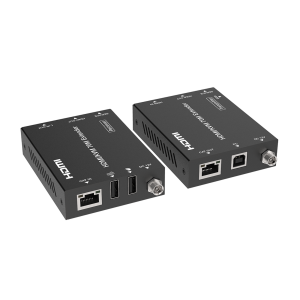 Kit Extensor HDMI con¬†KVM¬†| 70m | 4K2K@60Hz | 4:4:4 |  HDMI2.0b y HDCP 2.2 | Salida de Audio 3.5mm | Admite PoC | Admite USB 1.1