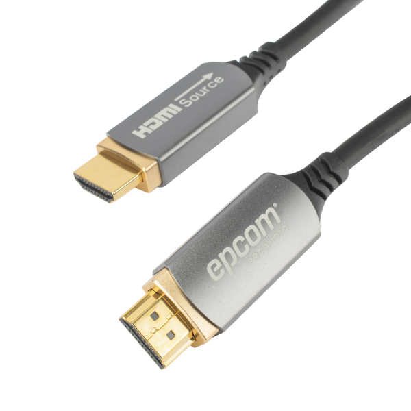 Cable HDMI de Fibra Óptica de 10m | Alta Definición | Version 2.1 | Alta velocidad 18Gbps | 8K@60Hz | HDCP 2.2 | Resistente a EMI y RFI