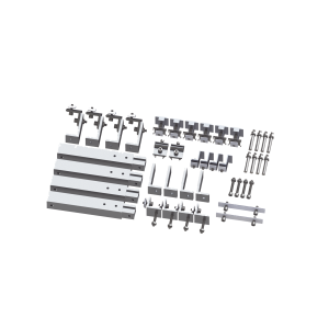 Caja de accesorios de aluminio  anodizado para montaje VEKTOR8R , arreglo 1X4 para techo