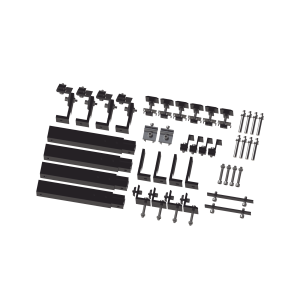Caja de accesorios de aluminio  negro anodizado para montaje VEKTOR8BLK , arreglo 1X4 para techo