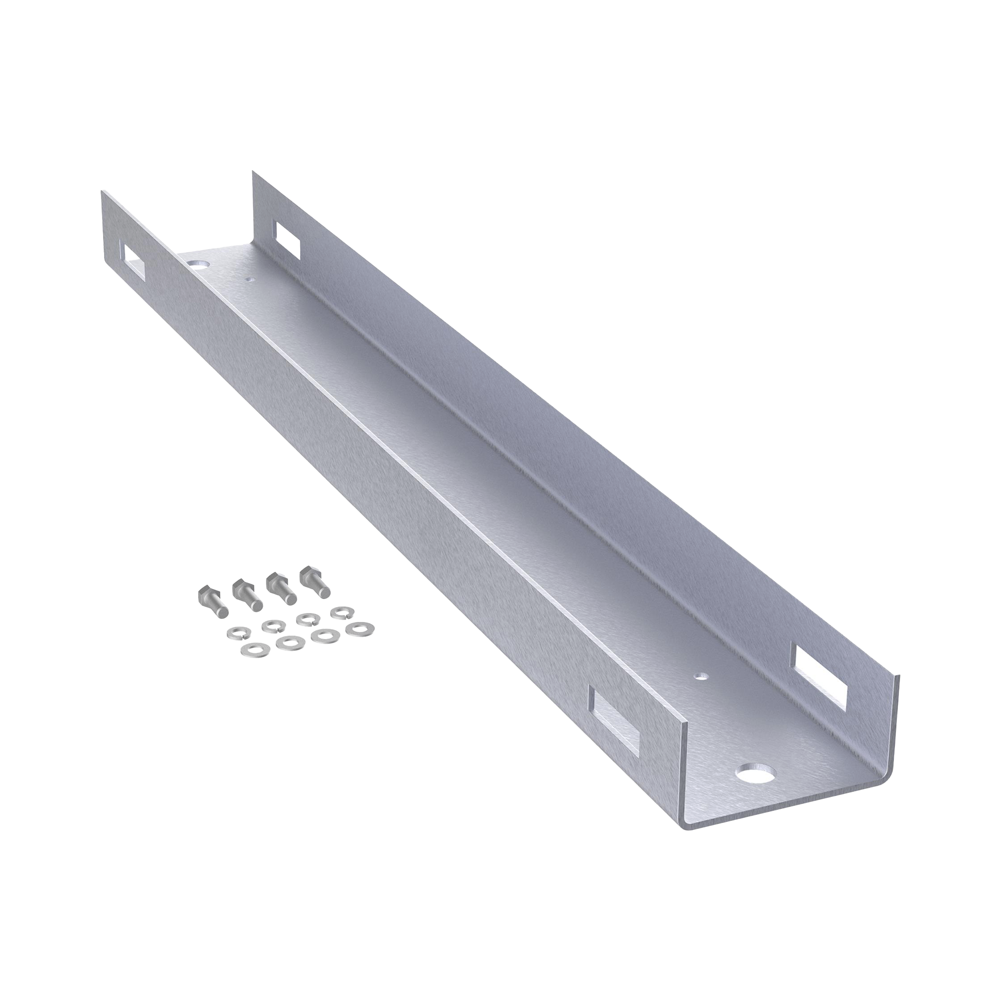 Montaje de Poste Para Gabinetes OSP ComLine de 600 mm de alto (12 UR), De Aluminio, Color Negro